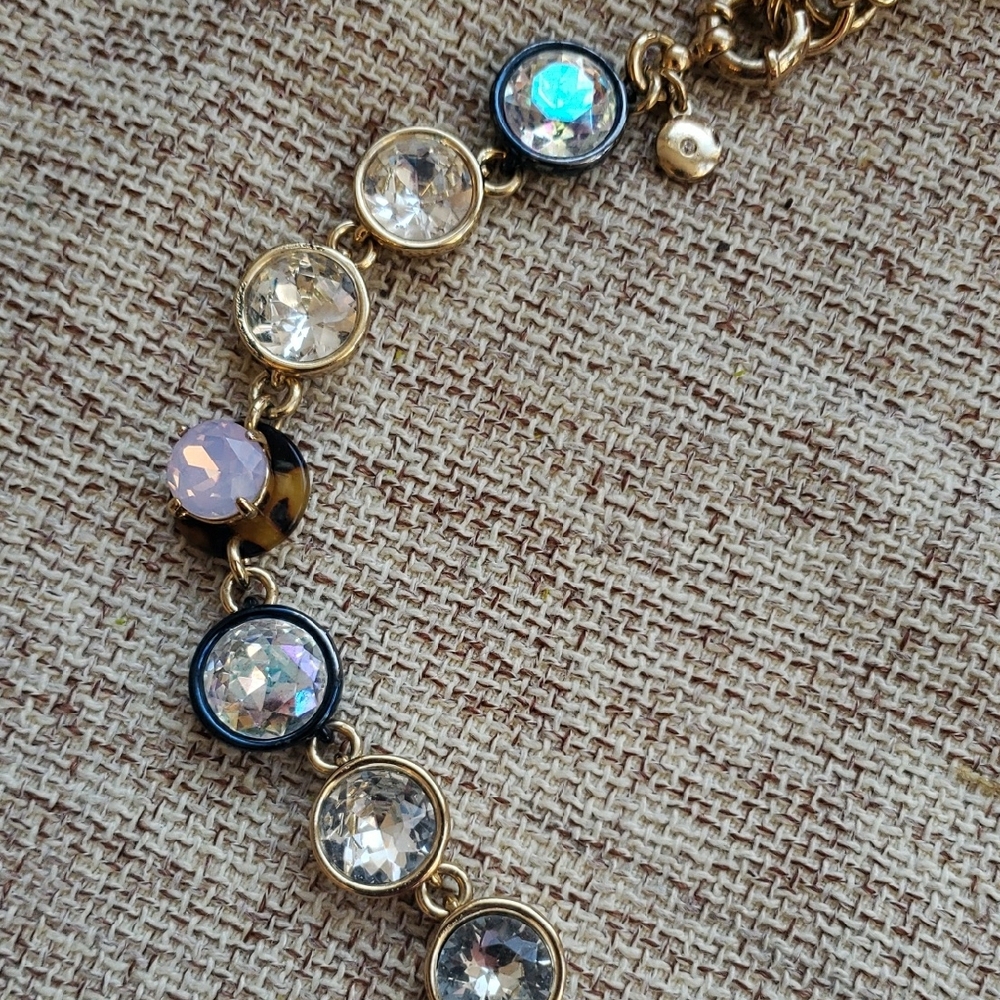 J.crew paillette Tortoise Brulee Necklace - Picture 4 of 12